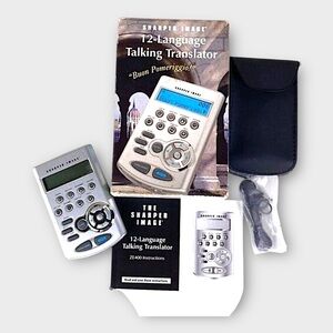 Sharper Image Portable 12 Language Talking‎ Translator Model ZE400 780352355293